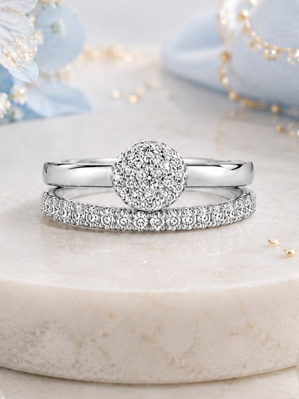 Unity Diamond Ring Set